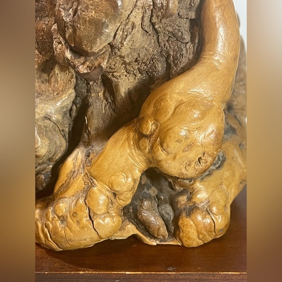 Large John Perry Single Seal On Drift Wood Sculpture - Picture 10 of 14